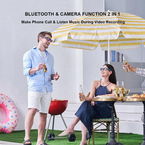 Gafas Inteligentes Oho Sunshine, Clásico, Bluetooth, 128g
