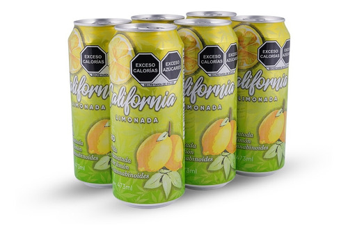 Limonada California Cbdlife - Bebida Sabor Limón 6 Pack