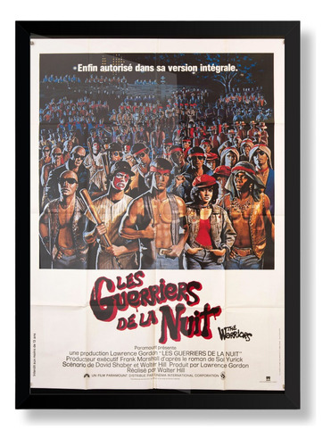 Quadro Decorativo Poster Filme The Warriors 1979 A3