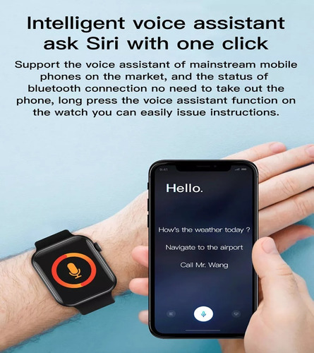 Imagen 4 de 10 de Reloj Inteligente Smartwatch Hombre Mujer