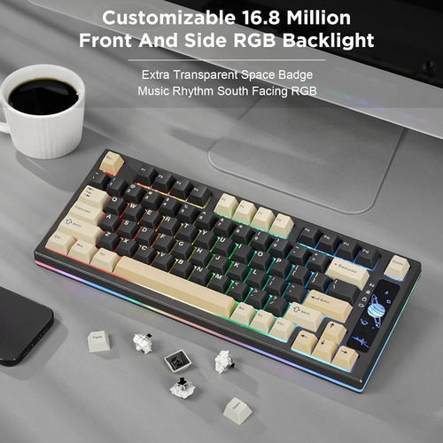 Yunzii Yz75 75% Hot Swappable Wireless Gaming Mechanical ...