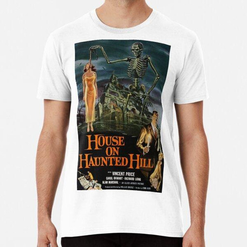 Remera Casa En Haunted Hill - Vincent Price Algodon Premium