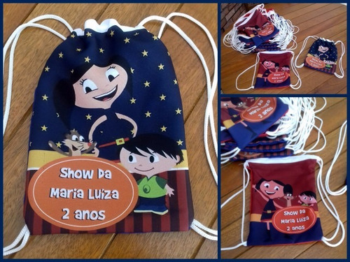30 Mochilinhas Lembrancinha Personalizada Spirit