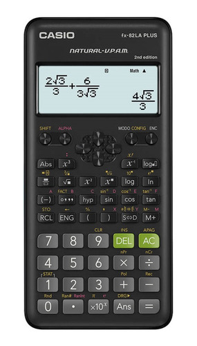 Calculadora Científica Casio Fx-82la Plus 2nd Edition