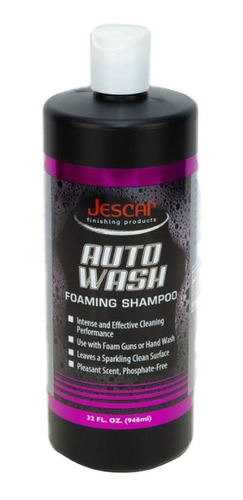 Imagen 1 de 2 de Jescar Shampoo Automotriz Premium Auto Wash Foam 32oz