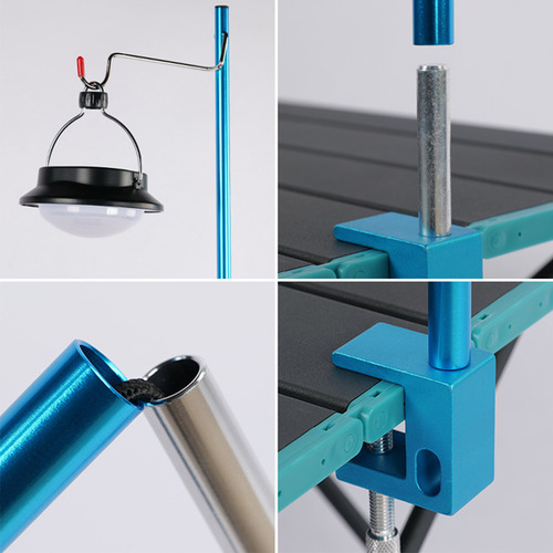 Soporte De Linterna Plegable Portátil Con Gancho Para