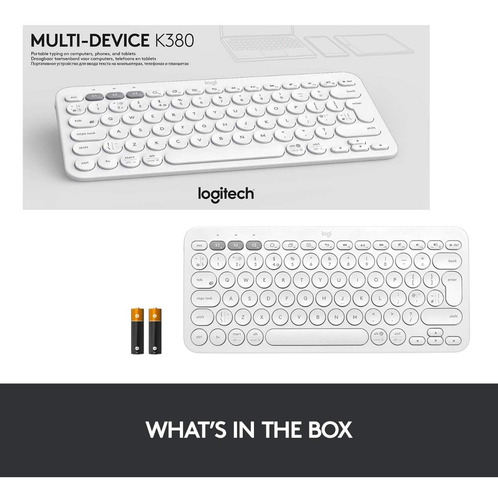 Imagen 7 de 7 de Teclado Bluetooth Multi Device K380 Negro Logitech