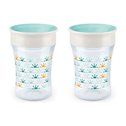 Vaso Nuk Evolution 360, 8 Onzas, Paquete De 2, Los Colores P