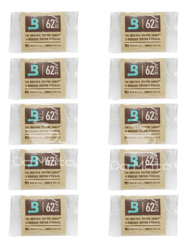 Kit Com 10 Boveda 62% - Tabacaria Da Mata