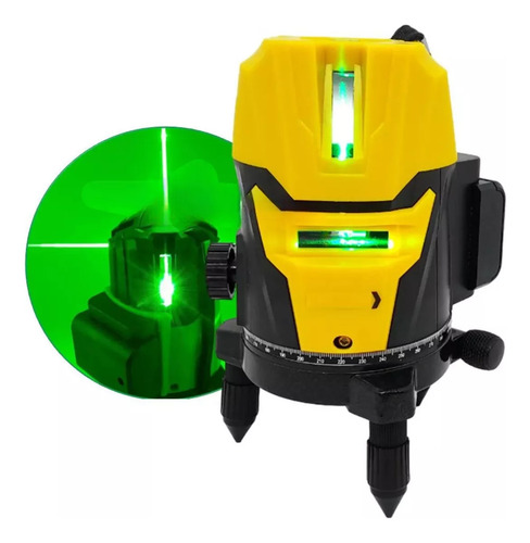 Nível Laser Profissional 5 Linha 360º 3d Promoção Lançamento