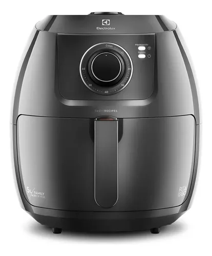 comprar Fritadeira Elétrica Airfryer Sem Óleo Electrolux 5,0L Cesto Removível Grafite Com Timer 1700W EAF50 Efficient Por Rita Lobo​ 110v