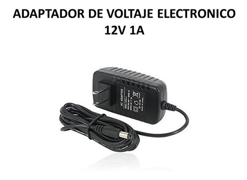 Adaptador De Voltaje Electronico 12v 1a