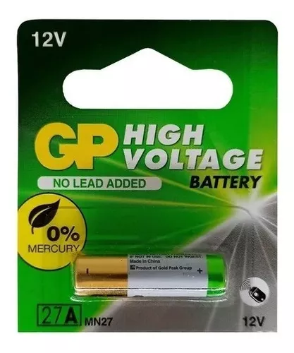 Pila Bateria Gp Por5 27a 12v Alcalina Sellada Control Carro