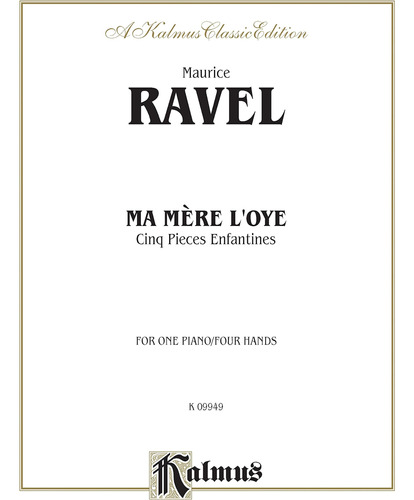 Libro Ma Merè L'oye- Maurice Ravel -inglés