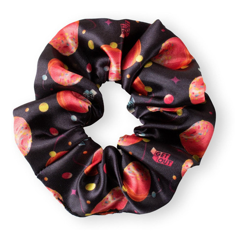 Imagen 2 de 7 de Set 3 Collets Scrunchies Espacio Astronauta
