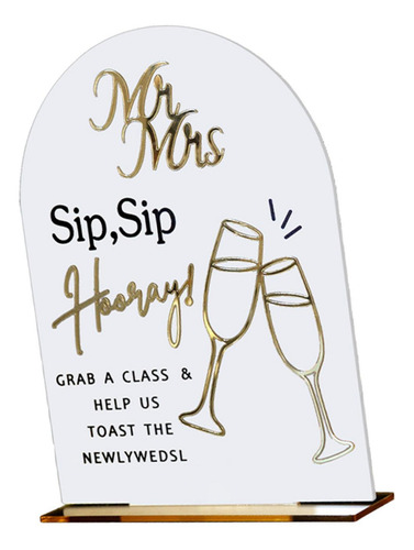 De Recuerdo De La Mesa De La Mesa De Boda Acrílico Estilo F
