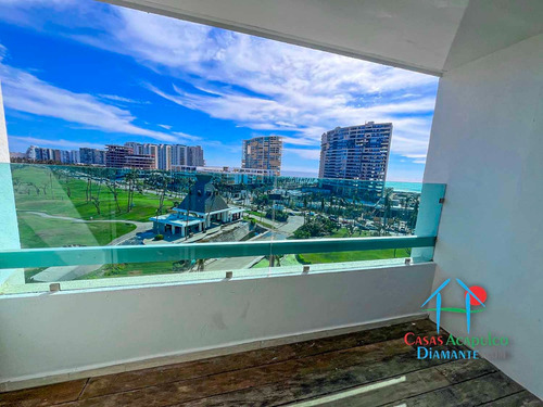 Cad Kabah 803. Departamento En Renta Vacacional Con Terraza En Acapulco Diamante