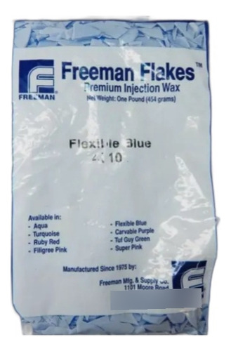 Freeman Flakes Flexible Blue Para Injetoras De Cera