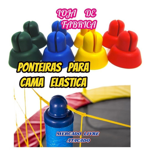 Imagem 6 de 10 de Protetor Forte+rede+6 Isot.+6 Pont. P/pula Pula 2.44mt+brind