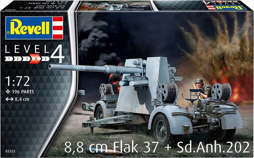 8,8 Cm Flak & Sd.anh. 202 1:72 Marca Revell 