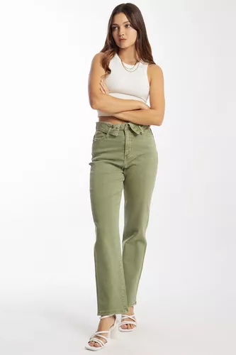 Pantalon Verde Militar Mujer