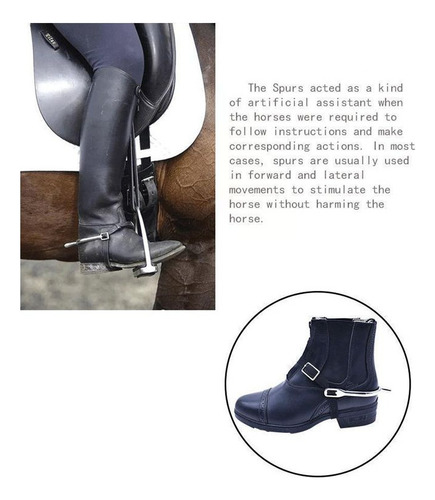 Espuelas Inglesas De Aleación De Zinc Para Hombre.