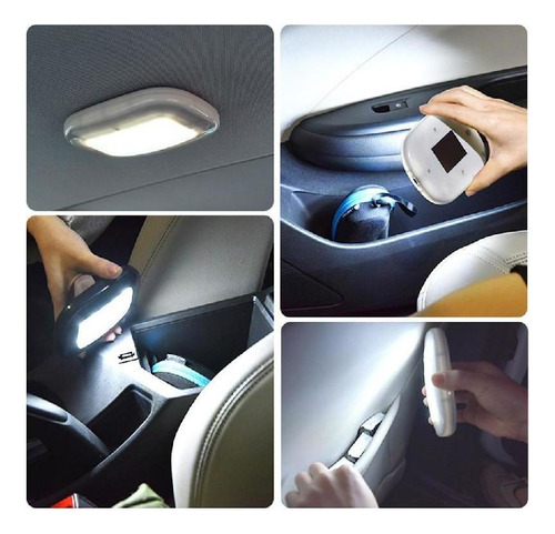 Luces Magnéticas Para Lectura De Cúpula De Coche Techo De M