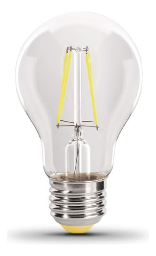 Bombilla De Vidrio Transparente A19 Equivalente De Feit 25w,