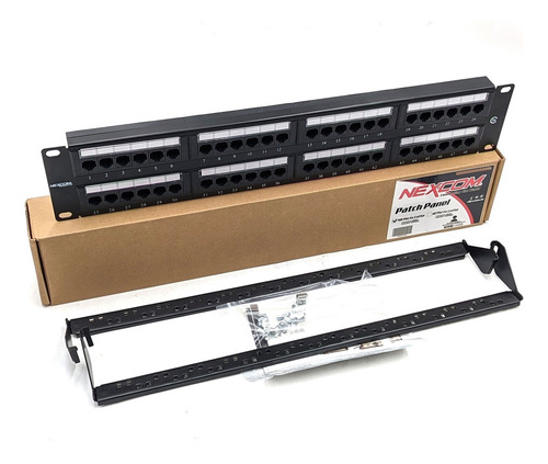 Patch Panel De 48 Puertos Cat5 Cat5e Cat 5e Alta Calidad