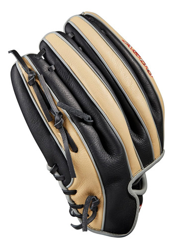 Guante de béisbol Wilson para mano izquierda, 11.5 pulgadas, negro