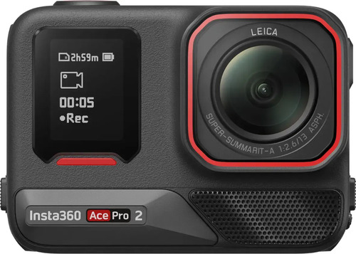 Cámara De Accion Insta360 Ace Pro 2 Bateria Dual 8k 50mp Color Negro