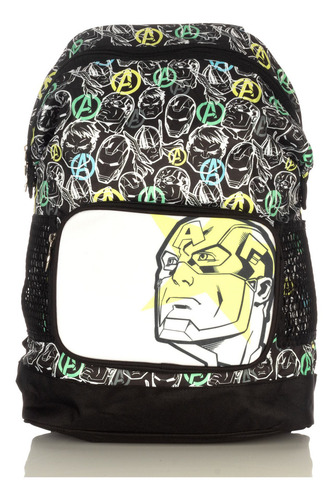 Mochila Hardhead 0355 Color Multicolor Diseño Vengador 25l