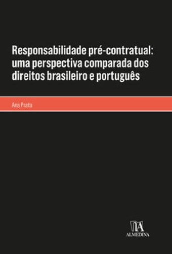 Livro Responsabilidade Pre-contratual - Uma Perspectiva.