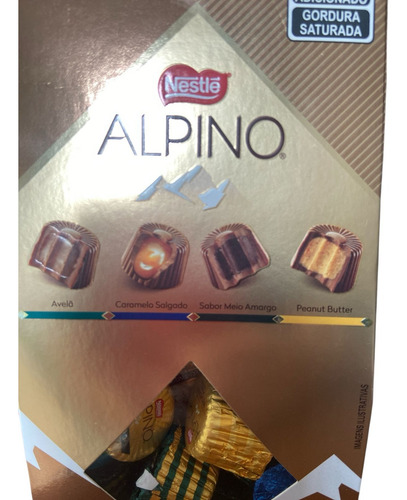Kit Alpino Recheado 4 Sabores - 195g