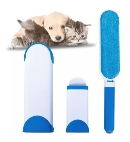 Imagen 4 de 8 de Cepillo + Guante Saca Pelos Pelusas De Mascotas Perros Gatos
