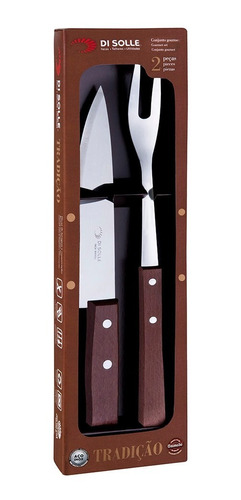 Set Cuchillo Con Tenedor Trinche Para Asado Ideal Regalo