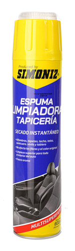 Limpia Tapicería Espuma Simoniz 600ml