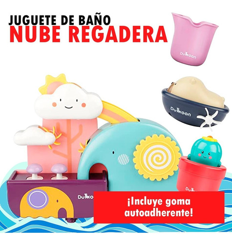 Juguete De Baño Ducha Elefante - Accesorios De Agua  6m+
