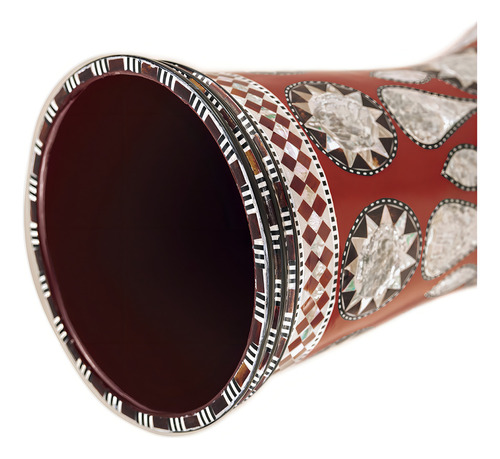 Tambor egípcio Meinl Aeed2 Doumbek, percussão colorida multicolorida de 8,75 polegadas