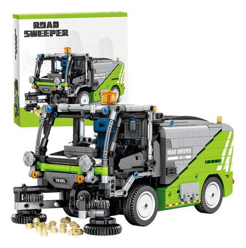 Riceblock City Sweeper Juegos De Construcción De Automóviles