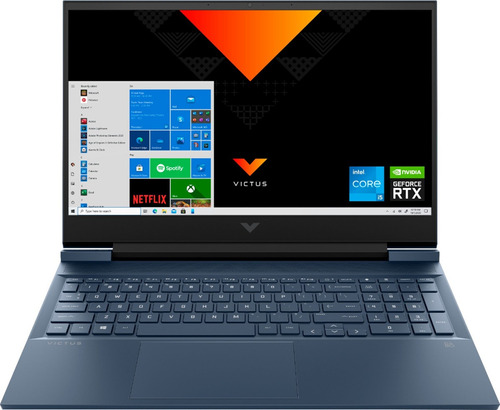 Laptop Gamer Hp 16-d0023dx Victus 16.1 Pulgadas Fhd 1920 X 1080 Px 60hz Intel Core I5-11400h 8 Gb Ram 256 Ssd Graphics Nvidia Geforce Rtx 3050 4gb Gddr6 Windows 11 Home Sea Blue