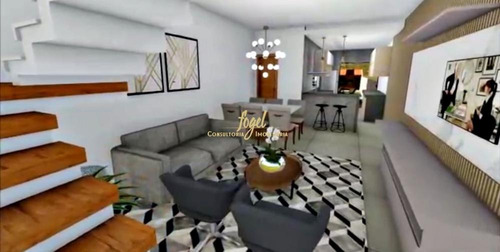 Imagem 4 de 20 de Fco Bernardino / Fontesville - Casa 3/4 (1 Suíte E 1 Demi-suíte) - Ampla Sala Com Lavabo - Amplo Quintal Com Espaço Gourmet - 2 Vagas - Cs2203v1