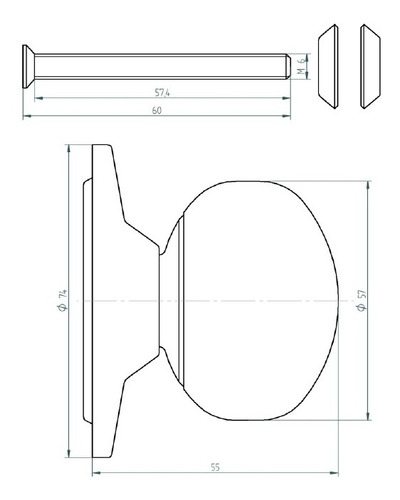 Imagen 3 de 3 de Perillón Acero Odis D100
