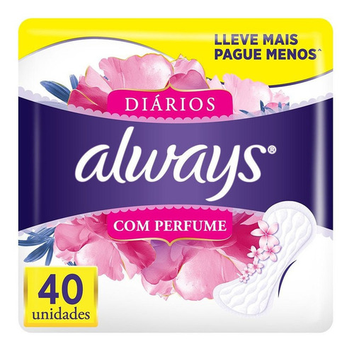 Protectores Diarios Always Con Perfume X40u