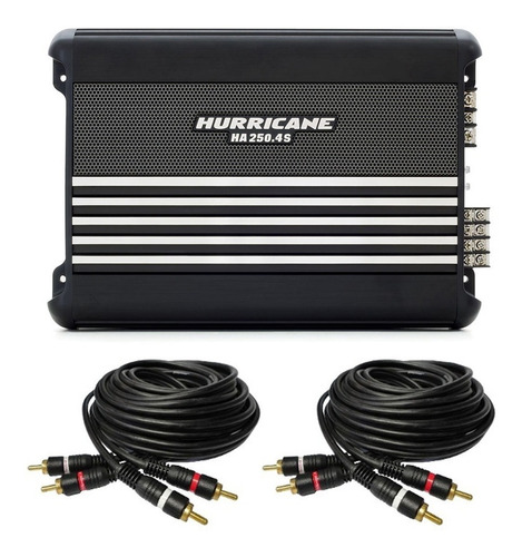 Módulo Hurricane Ha 250.4s 1000w Rms Classe Ab + 2 Brindes!