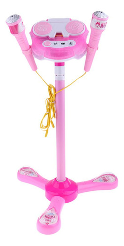 Karaoke Micrófono Ajustable Soporte Con Función De Música