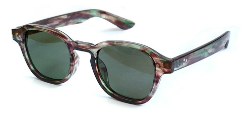 Lentes De Sol Mujer Anteojos Polarizados Uv400 Citadina Lentes Guiza Print Verde
