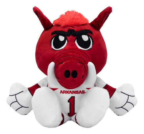 Arkansas Razorbacks Big Red 8 Pulgadas Ncaa Mascot Kuri...