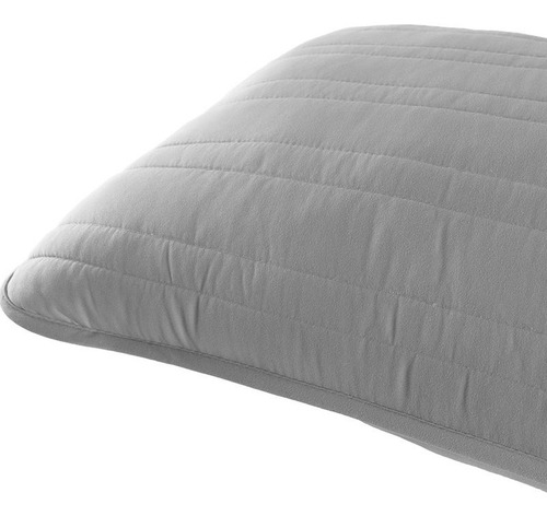 Funda Para Almohada Basic Gris King Size Vianney