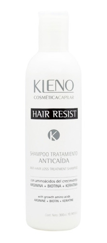 Kleno Hair Resist Shampoo Tratamiento Anticaída Cabello 3c